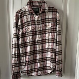 Plaid Button-Up Shirt women’s American eagle super soft button up flannel